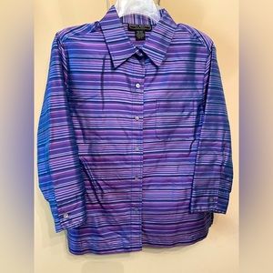 Shimmering silk blouse